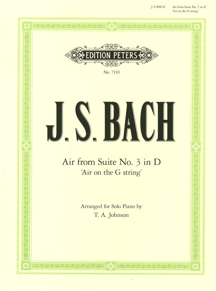 J. S. Bach: Air on the G String - Piano Solo Arrangement