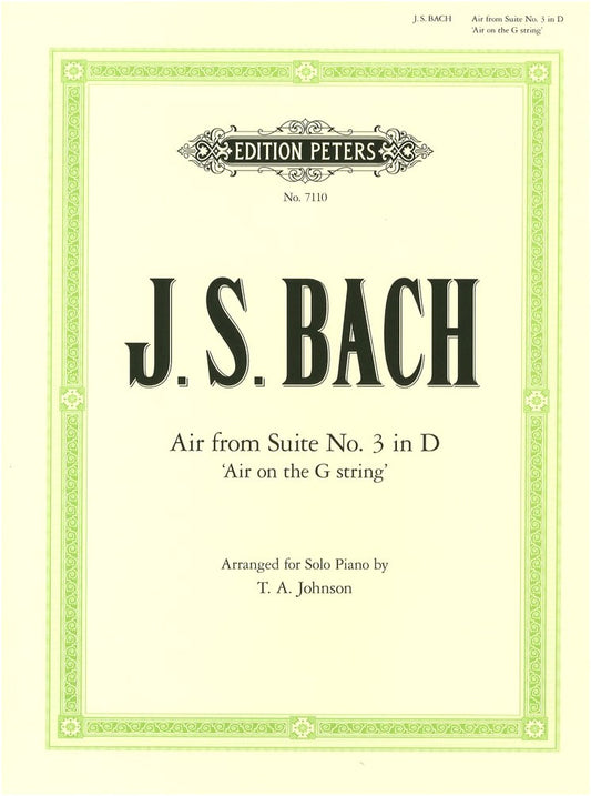 J. S. Bach: Air on the G String - Piano Solo Arrangement