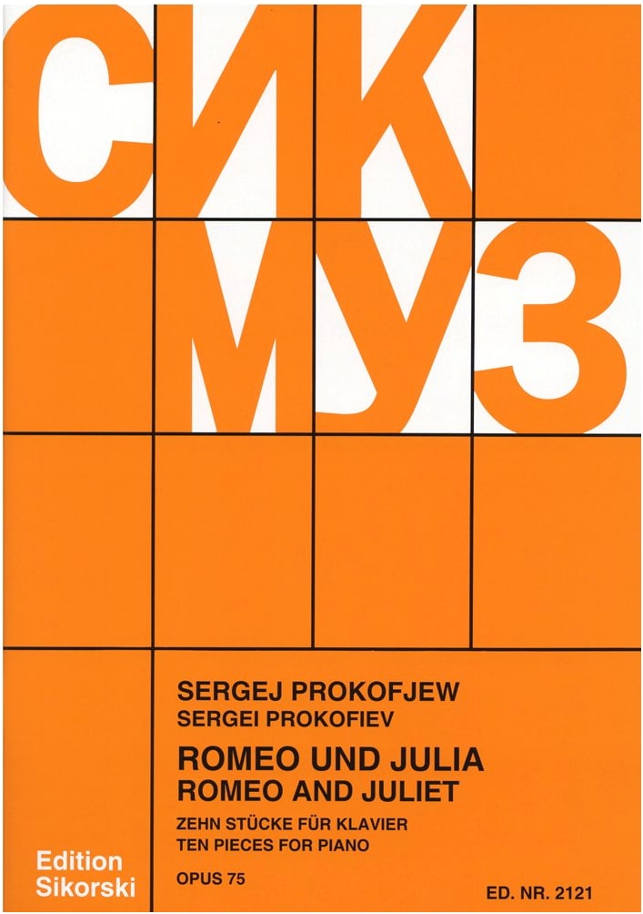 Prokofiev: 10 Pieces for Piano from 'Romeo and Juliet' - Sikorski Edition
