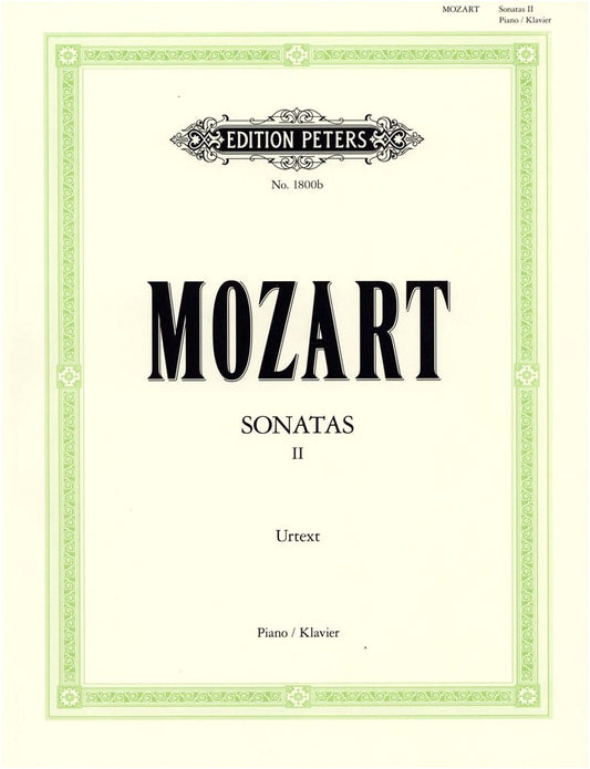 Mozart: Piano Sonatas, Vol. 2 (Edited by Martienssen & Weismann)
