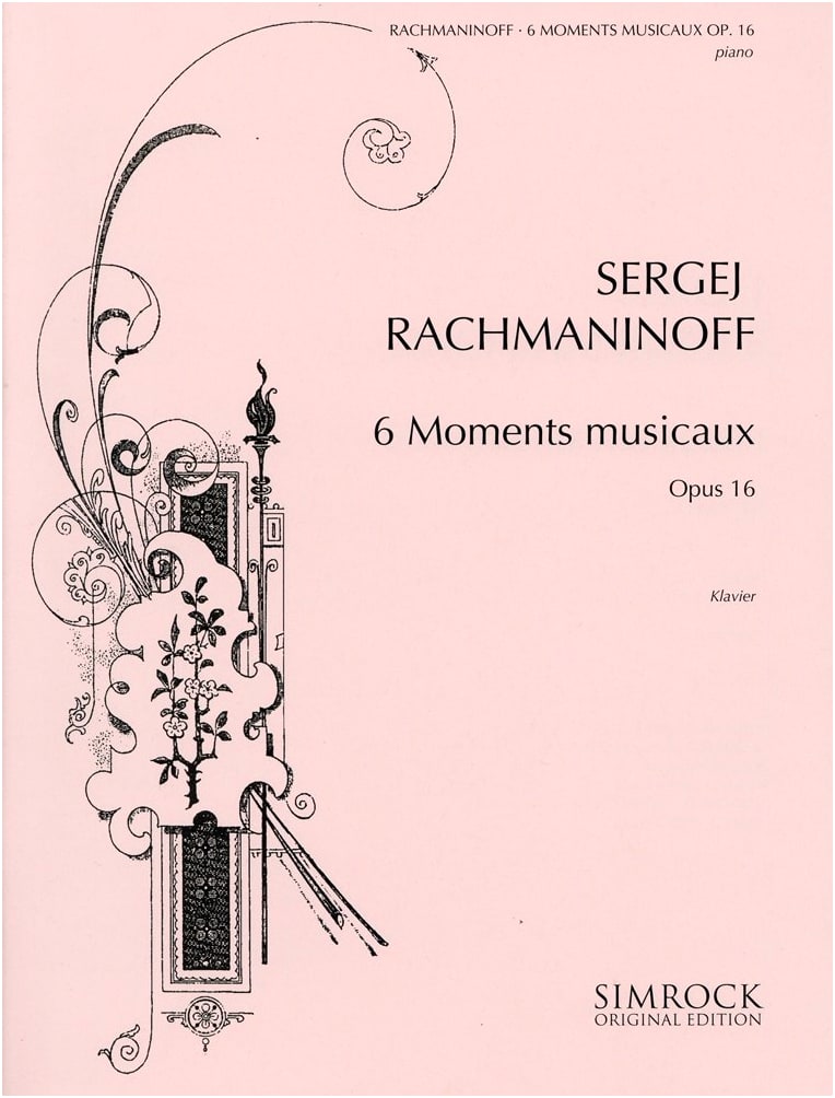 Rachmaninoff: Six Moments Musicaux, Op. 16 for Piano Solo by Richard Schauer