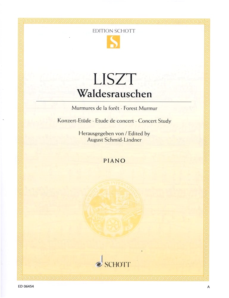 Liszt: Forest Murmurs (Waldesrauschen) from Two Concert Etudes for Piano Solo