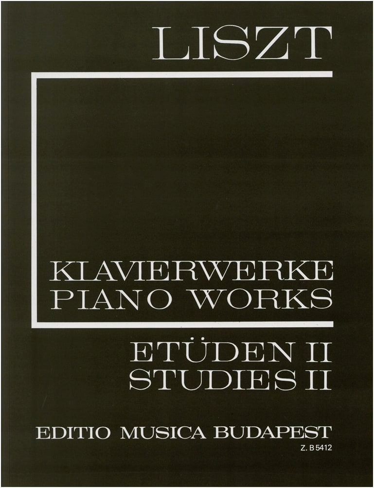 Liszt: Paganini Etudes, 3 Concert Etudes, 2 Concert Etudes / New Collected Works Series I, Etudes Vol. 2 / Musica Budapest / Piano Solo