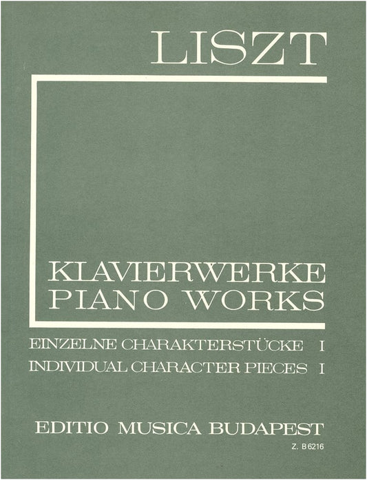 Liszt: Character Pieces for Piano, Vol. 1 (New Complete Edition Series I, Vol. 11)