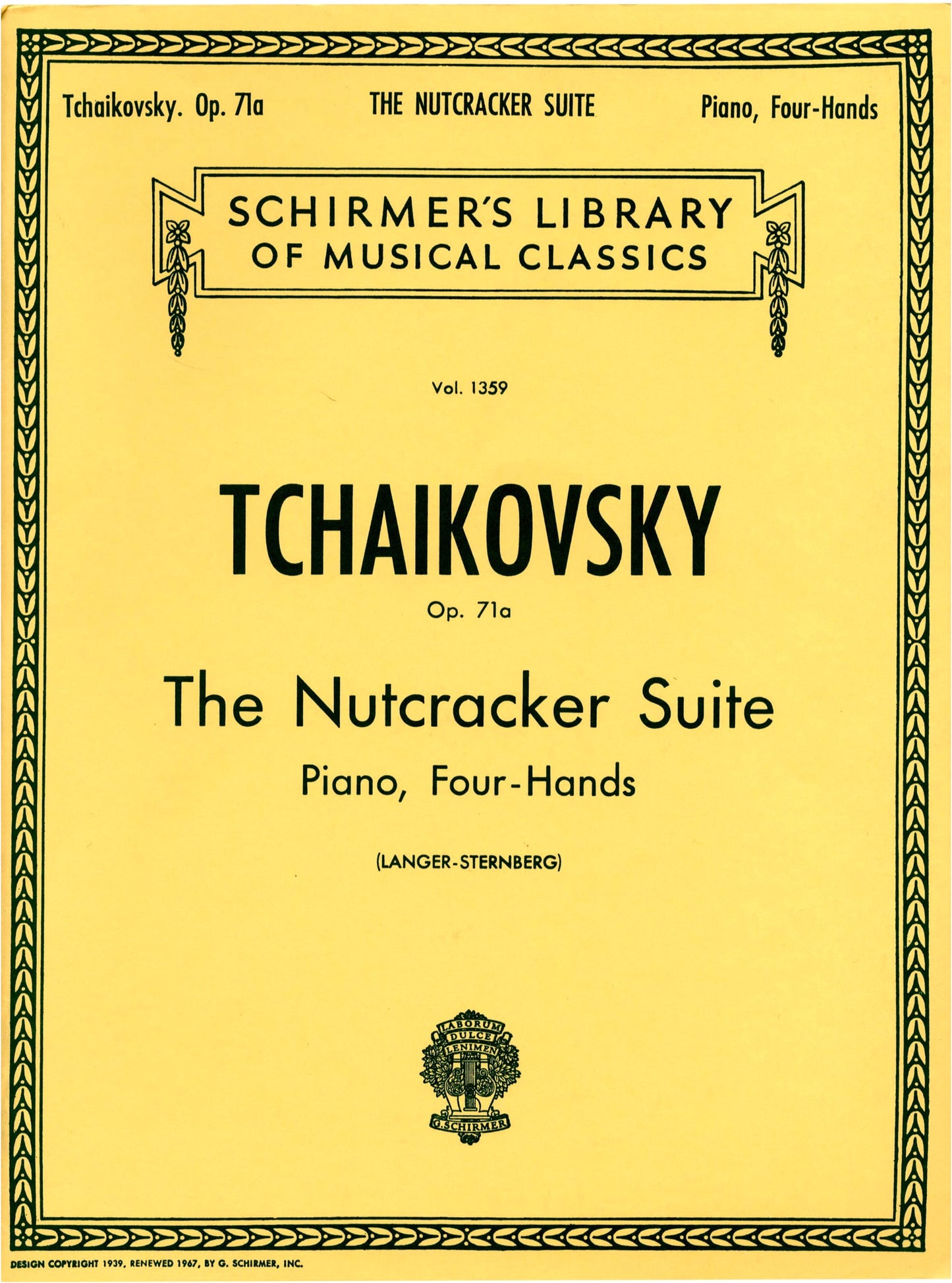 Tchaikovsky: The Nutcracker Suite Op.71a for Piano Duet (One Piano, Four Hands)