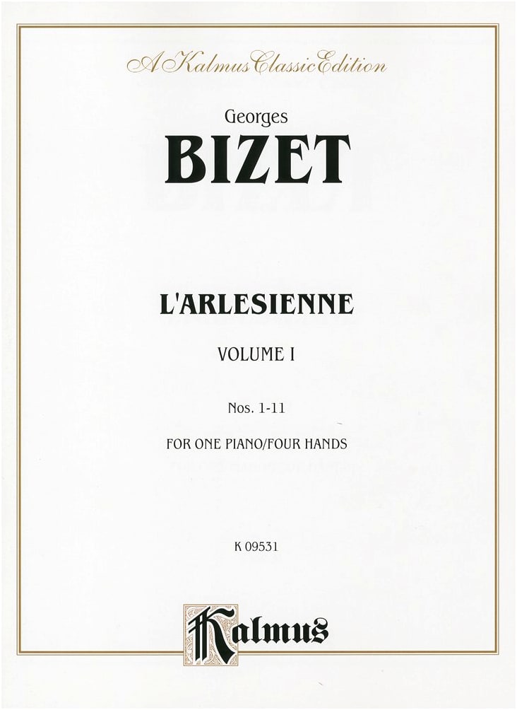 Bizet: L'Arlésienne Suites No. 1 & No. 2 for Piano Duet (One Piano, Four Hands)