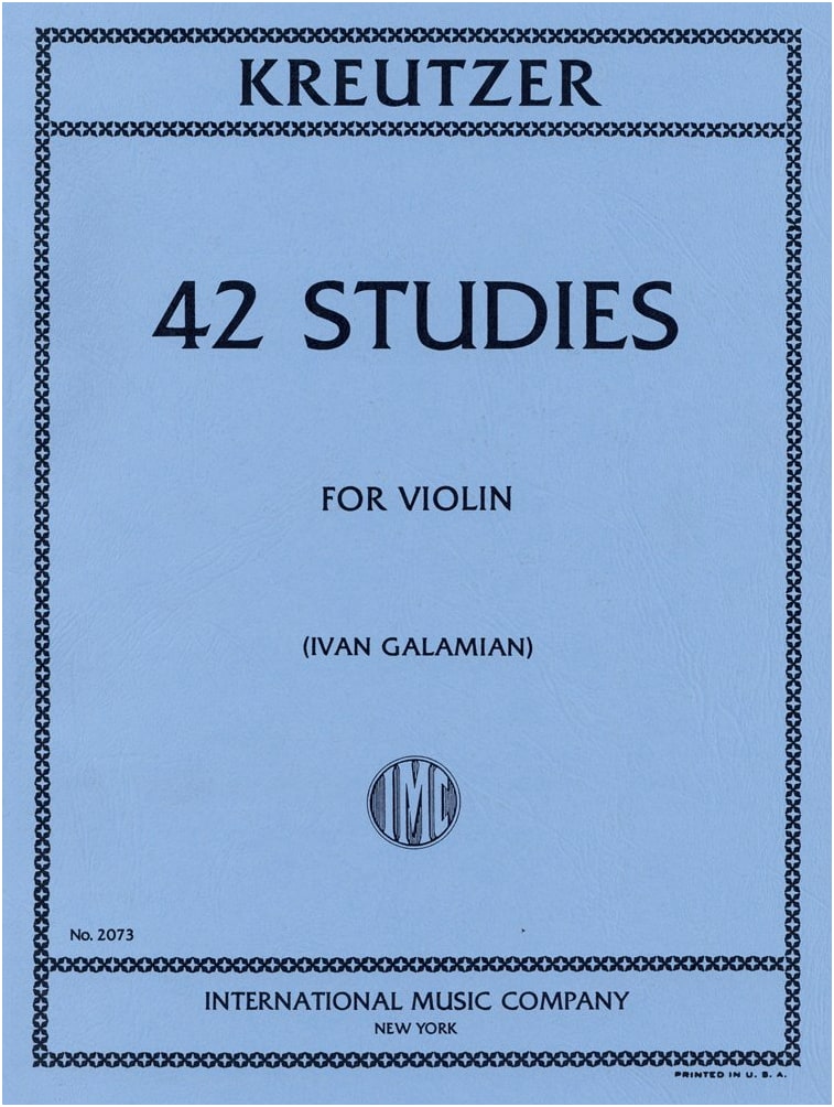 Kreutzer: 42 Studies for Violin / Galamian Edition / International Music Company