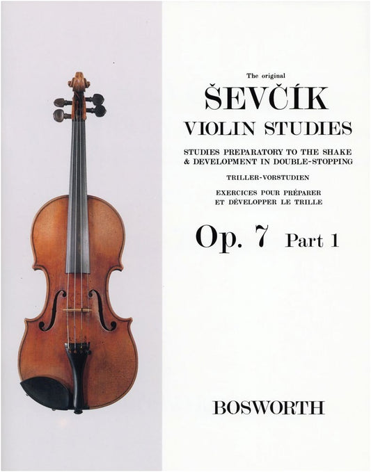 Sevcik: Preliminary Exercises in Trills and Double Stops Op. 7 Part 1 - Violin Method Book