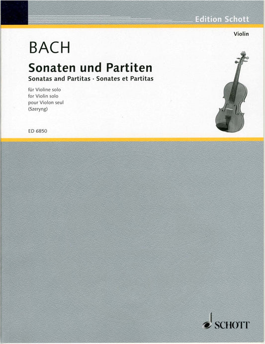 Bach, J. S.: Sonatas and Partitas for Solo Violin BWV 1001-1006, Szeryng Edition
