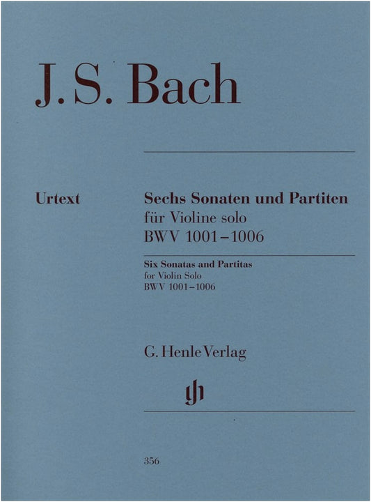 Bach, J. S.: Sonatas & Partitas for Solo Violin BWV 1001-1006 (Henle Urtext)