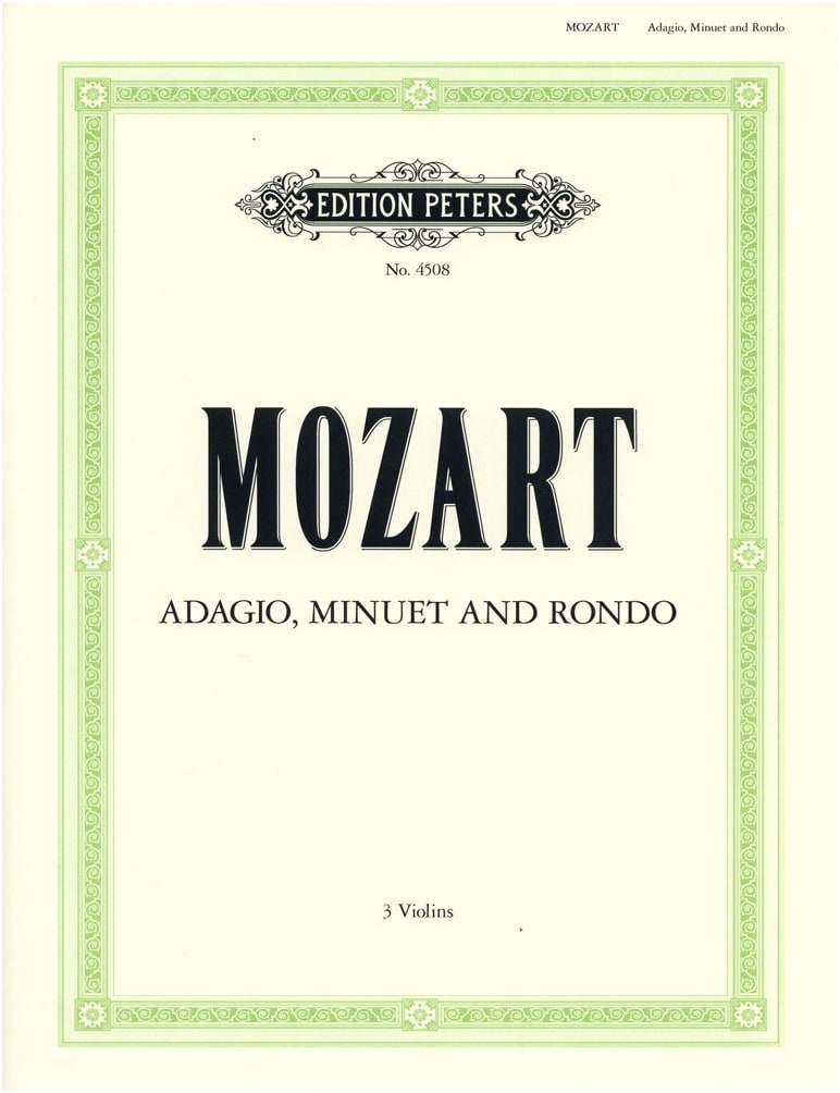 Mozart: Collection for Three Violins / Peters Edition
