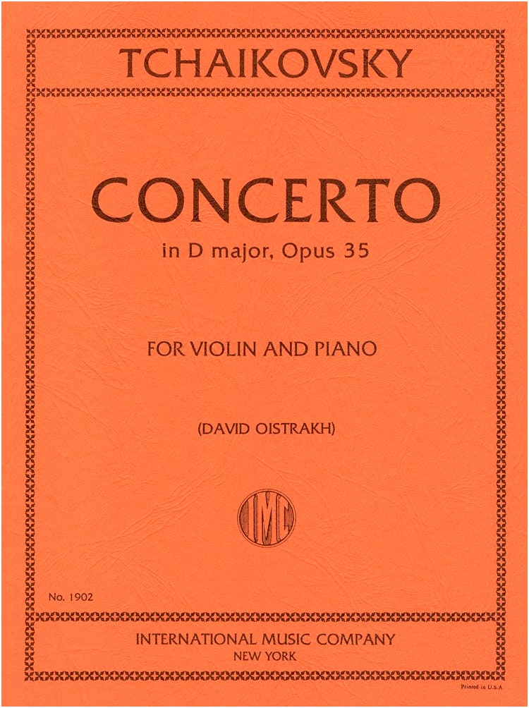 Tchaikovsky: Violin Concerto Op.35 (Oistrakh Edition) for Violin & Piano