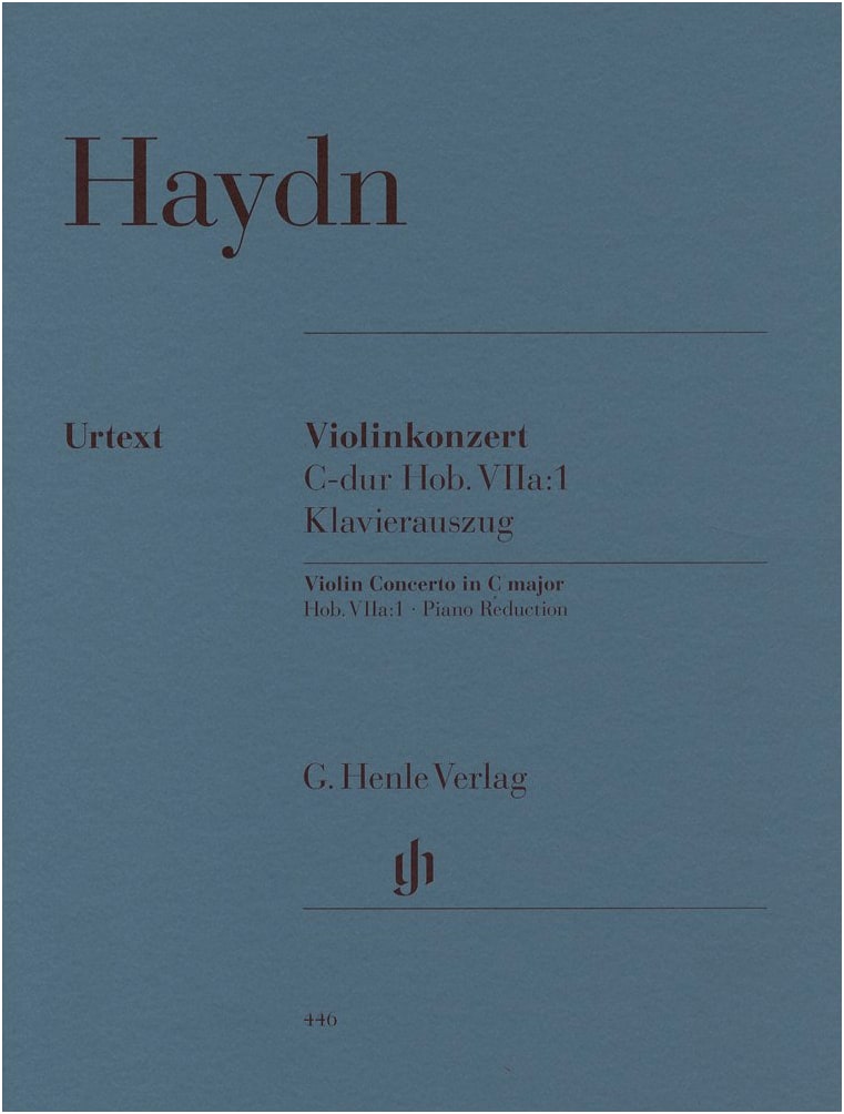 Haydn: Violin Concerto No. 1 in C Major, Hob.VIIa/1 - Henle Urtext Edition (Piano Accomp.)