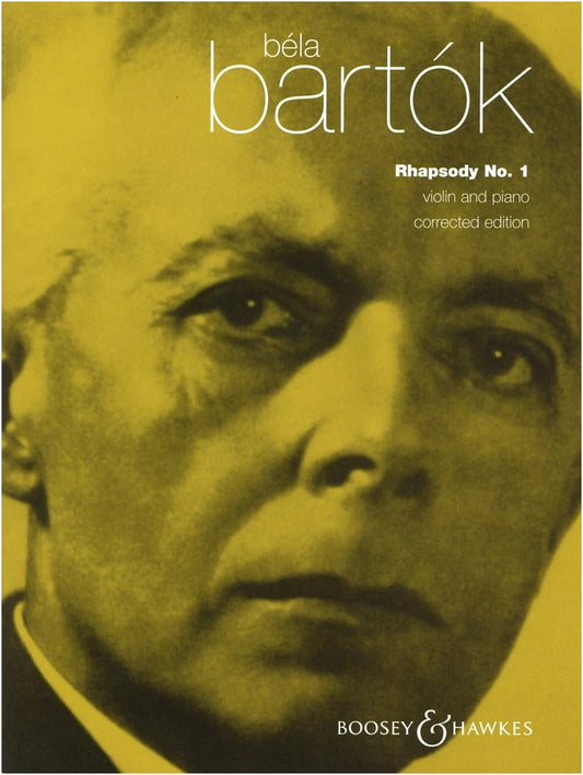 Bartók: Rhapsody No. 1 for Violin Solo with Piano Accompaniment (Boosey & Hawkes)