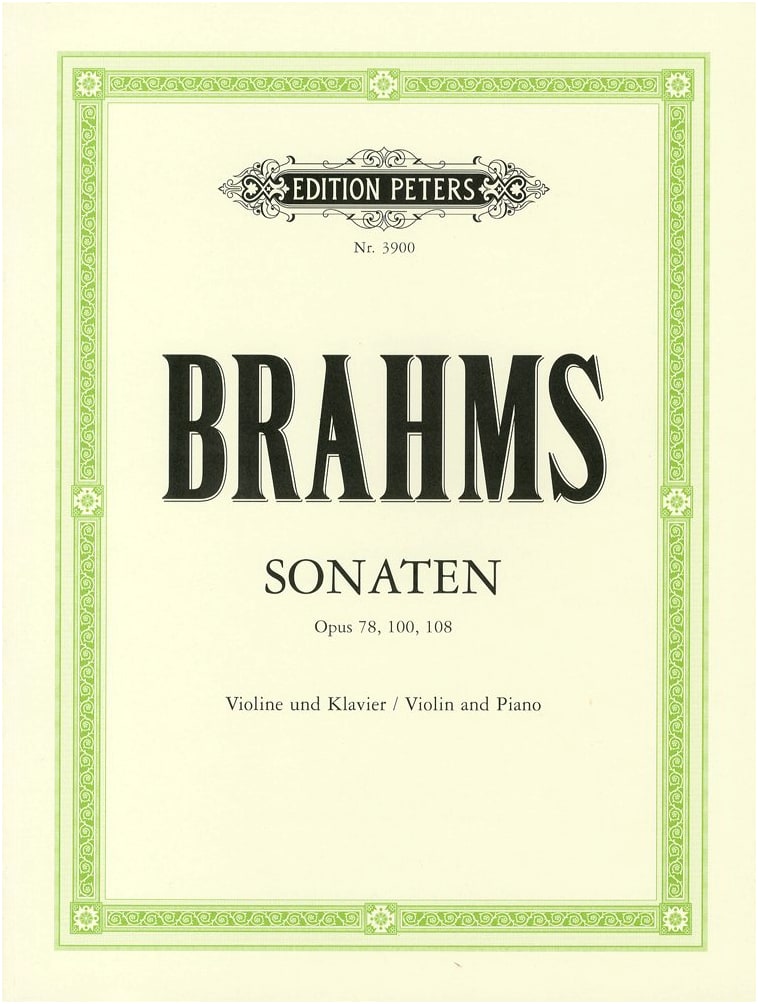 Brahms: Violin Sonatas, Op.78, 100, 108. Flesch Edition for Violin & Piano