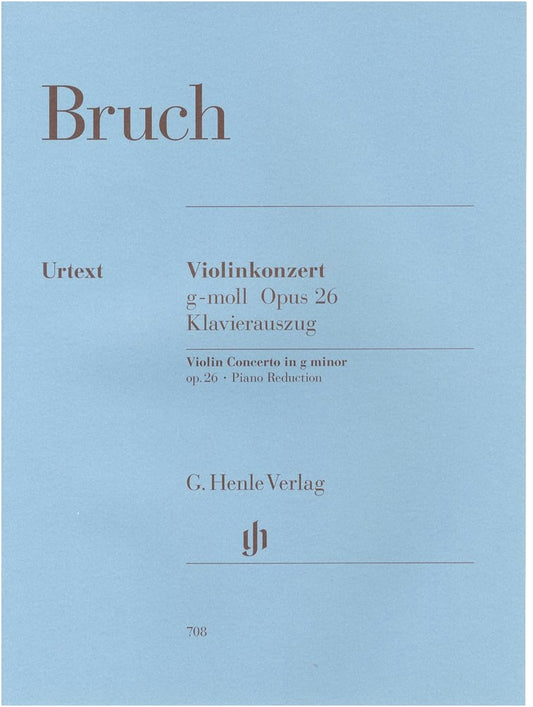 Bruch: Violin Concerto No. 1 in G Minor, Op. 26 - Henle Urtext Edition (with Piano)