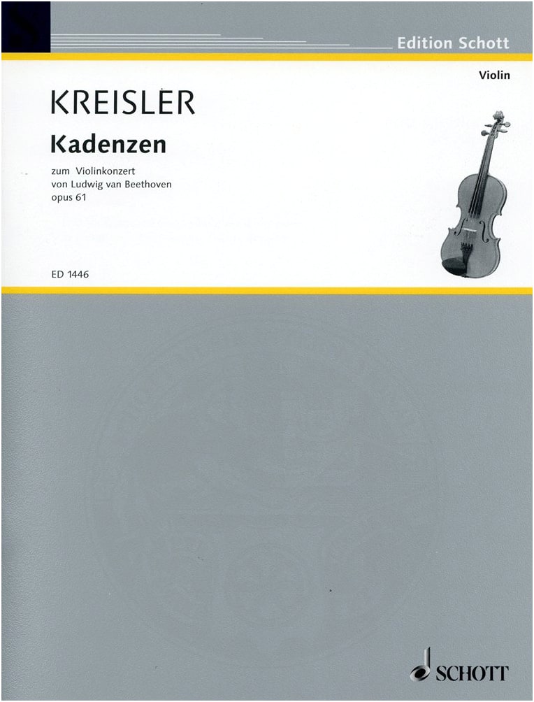 Beethoven: Violin Concerto in D Major - Cadenza by Kreisler (with Piano Accomp.)
