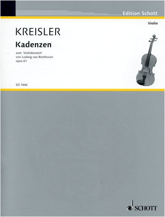 Beethoven: Violin Concerto in D Major - Cadenza by Kreisler (with Piano Accomp.)