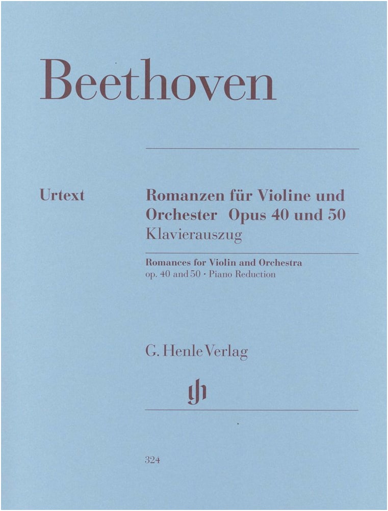 Beethoven: Romances Op. 40, 50 - Urtext Edition for Violin with Piano (Henle)