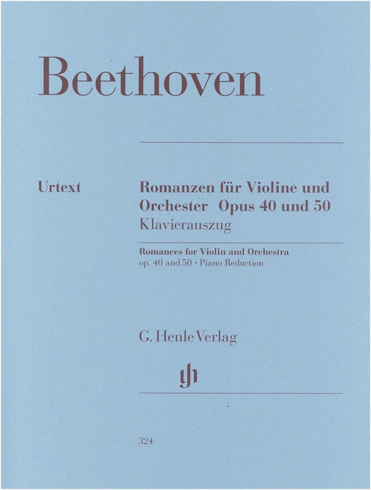 Beethoven: Romances Op. 40, 50 - Urtext Edition for Violin with Piano (Henle)