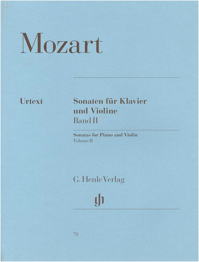 Mozart: Violin Sonatas, Vol. 2 (KV 376, 296, 377-380) - Henle Urtext Edition