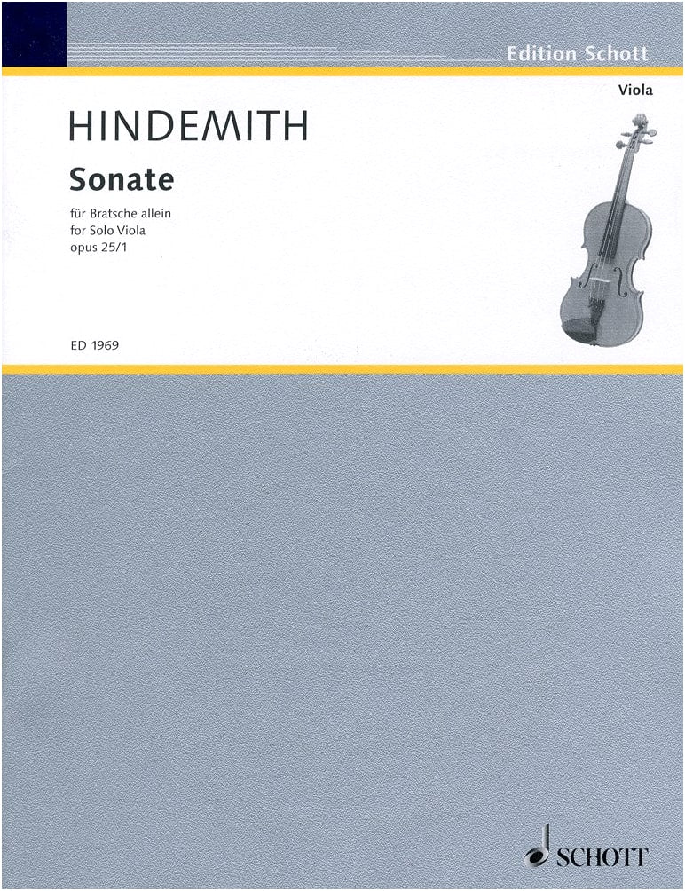 Paul Hindemith: Unaccompanied Viola Sonata, Op. 25/1