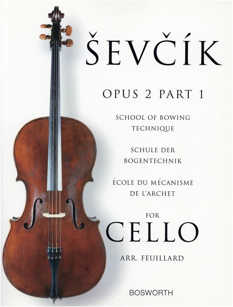Ševčík: Cello Bowing Technique Textbook Op. 2 Part 1 - Bosworth Edition