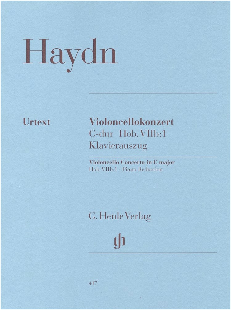 Haydn: Cello Concerto No. 1 in C Major, Hob.VIIb/1 - Henle Urtext Edition