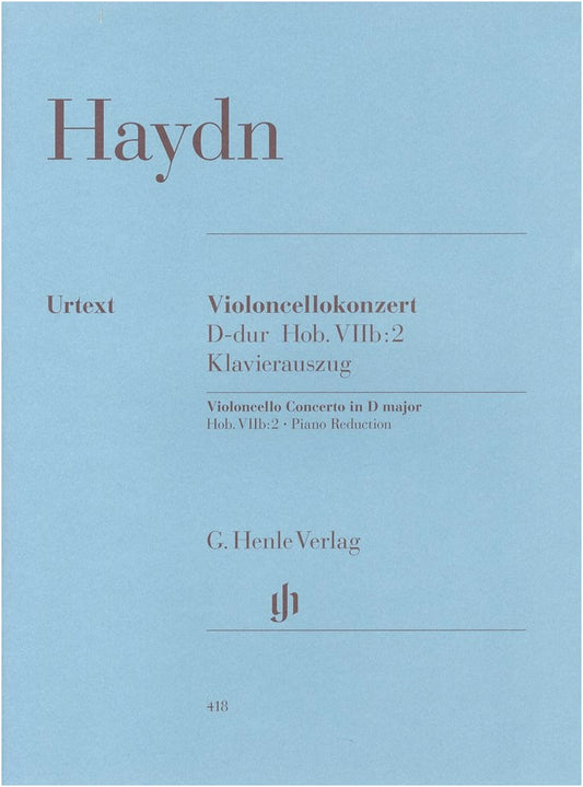 Haydn: Cello Concerto No. 2 in D Major, Hob.VIIb/2 - Urtext w/ Piano Accompaniment