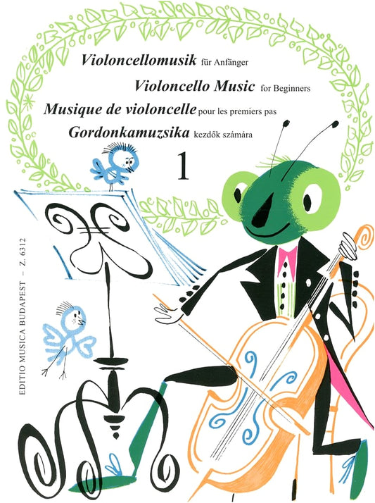 Cello Music Collection for Beginners: Solo Sheet Music with Piano Accompaniment