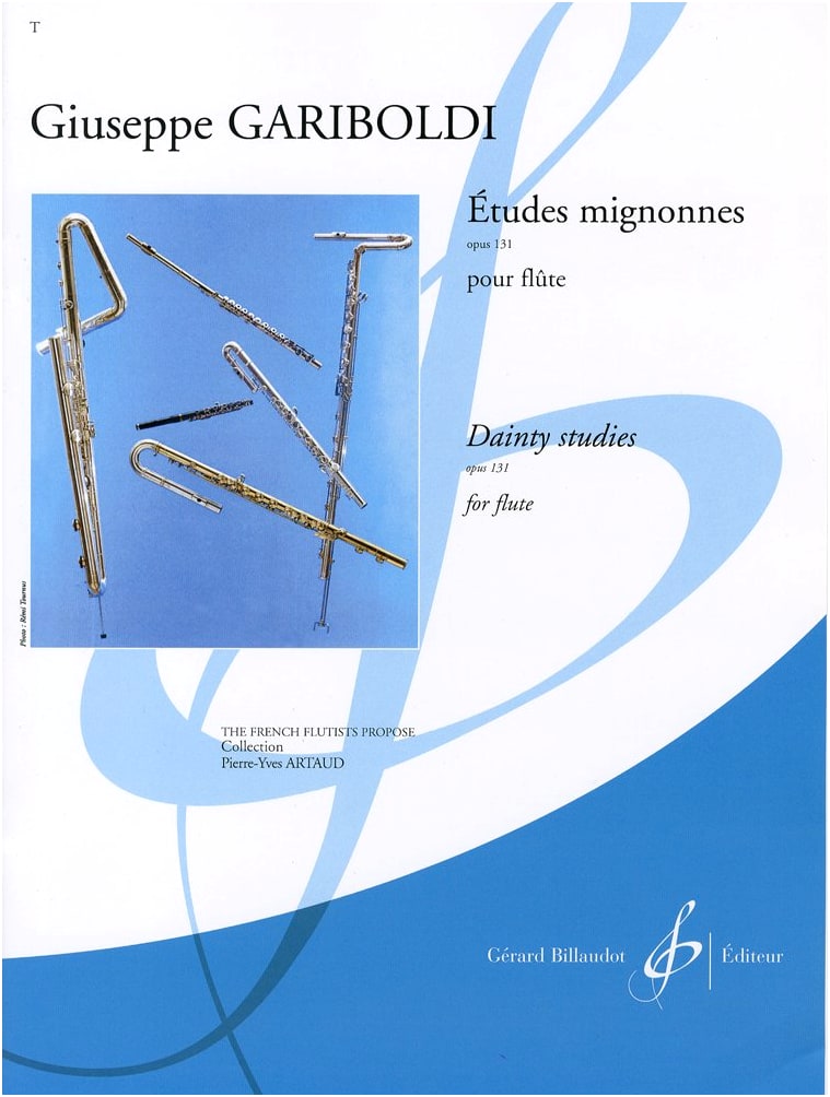 Gariboldi: Little Etudes for Flute, Op. 131 - Bilingual Edition by Biyodo