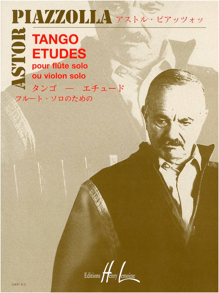 Piazzolla: Tango-Etudes for Solo Flute / Henri Lemoine Editions