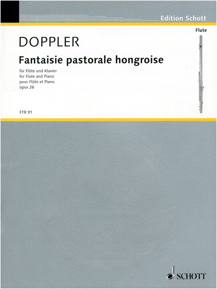 Doppler: Hungarian Pastoral Fantasy Op.26 for Flute Solo with Piano Accompaniment