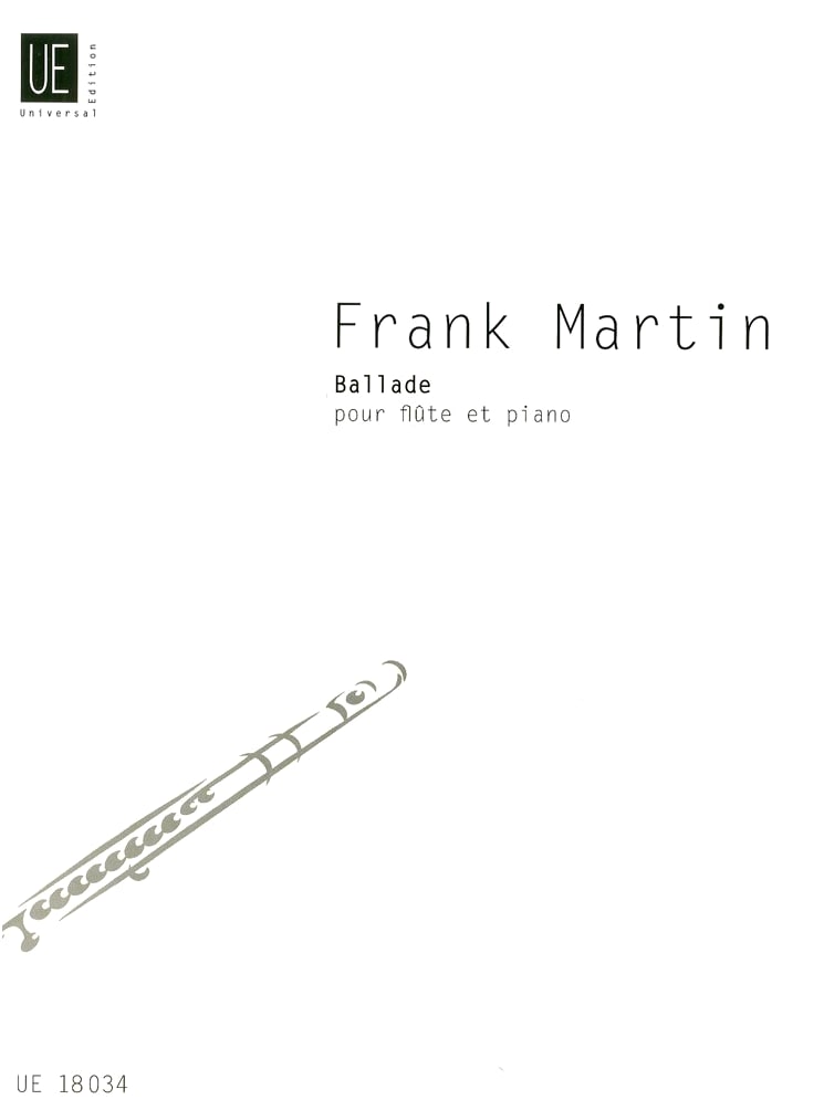 Frank Martin: Ballade for Flute and Piano - Universal Edition