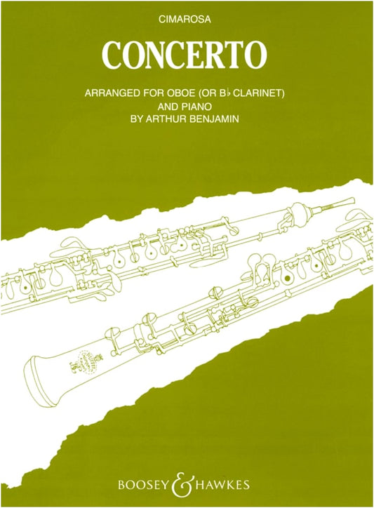 Cimarosa: Oboe Concerto in C Minor (Arr. Benjamin) - Solo with Piano Accomp.