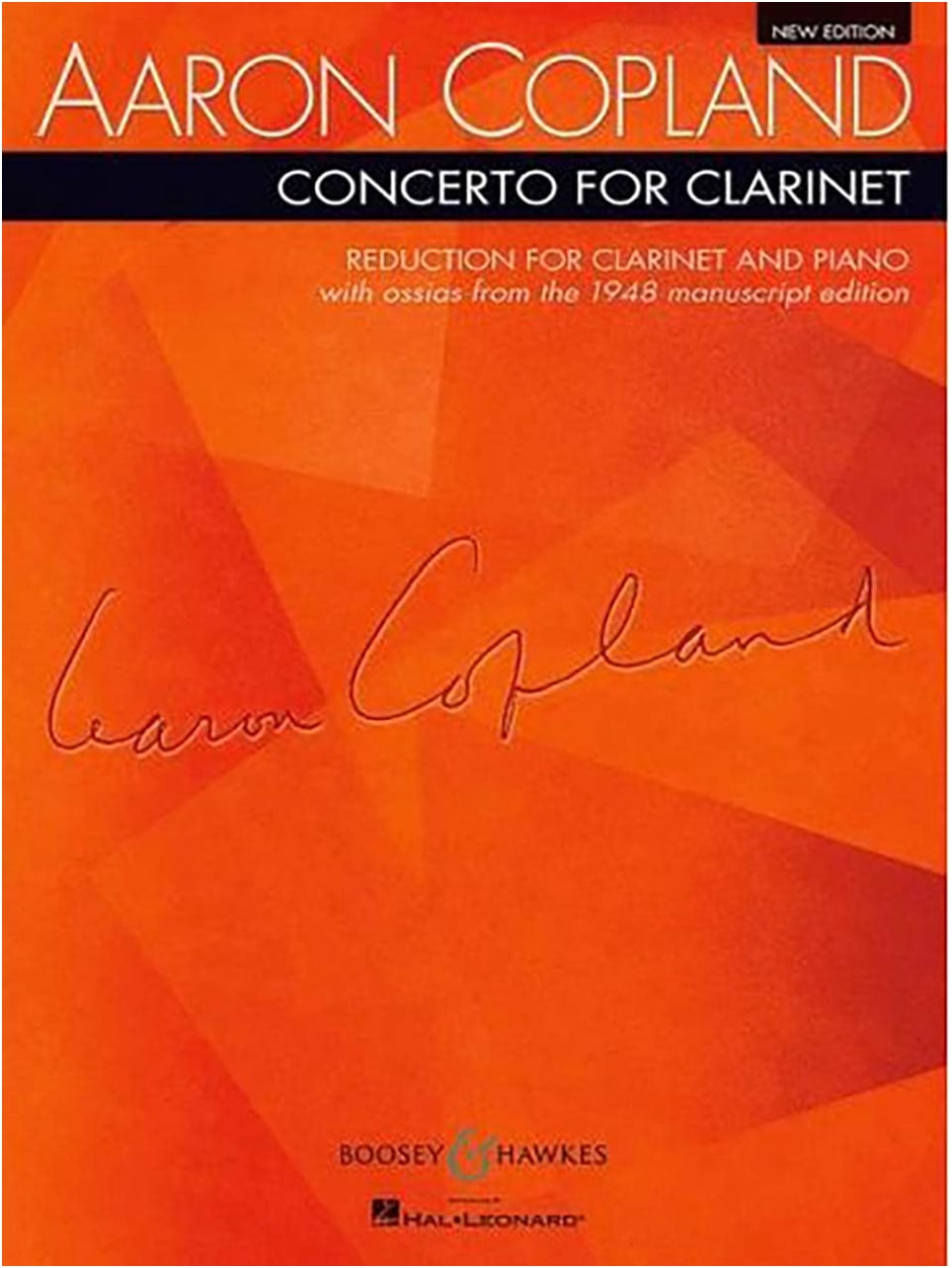 Copland: Clarinet Concerto / Boosey & Hawkes / Solo with Piano Accompaniment