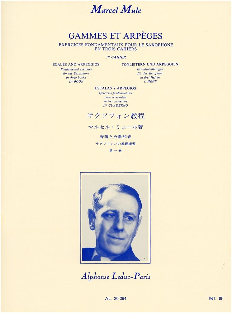 Mule: Scales & Arpeggios Vol. 1 - Saxophone Textbook by Leduc