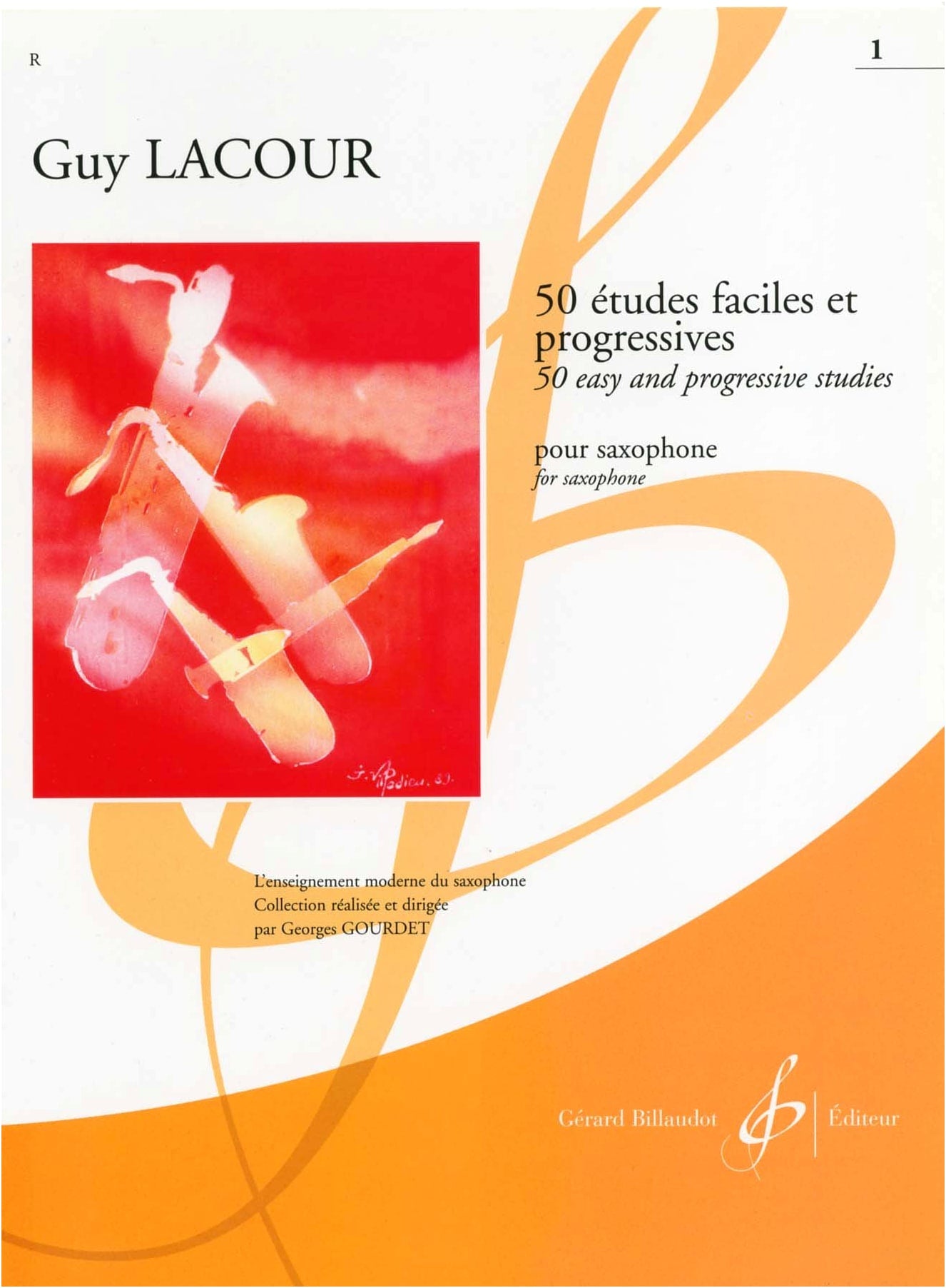 Lacour: 50 Easy and Progressive Etudes for Saxophone, Volume 1