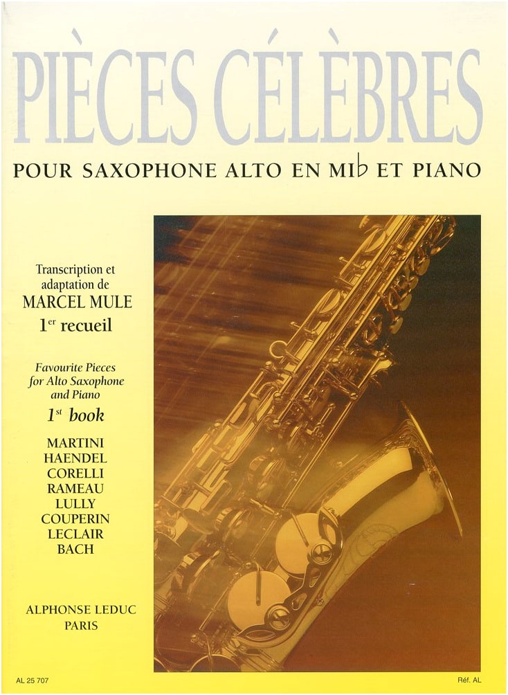 Classical Selections for Saxophone, Vol. 1 / Mule Edition / Leduc (with Piano Accompaniment)