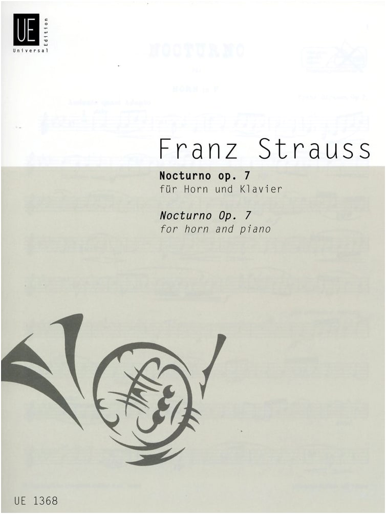 Franz Strauss: Nocturne Op.7 for Horn Solo with Piano Accompaniment