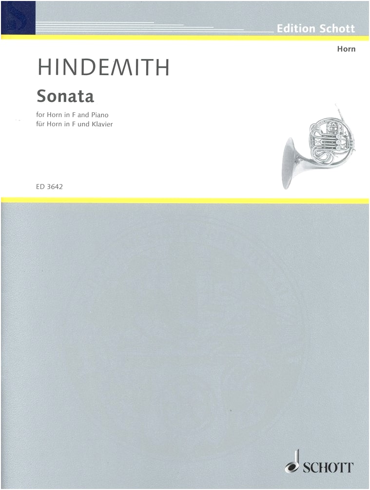 Hindemith: Horn Sonata / Schott Music / With Piano Accompaniment