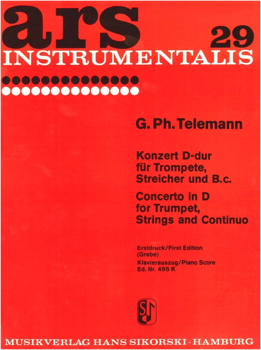 Telemann: Trumpet Concerto in D Major - Solo with Piano Accompaniment
