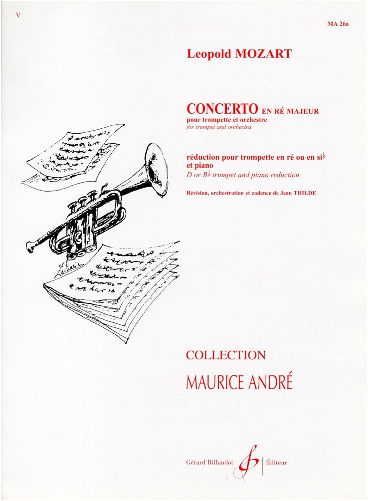 Leopold Mozart: Trumpet Concerto in D Major (Solo with Piano Accompaniment)