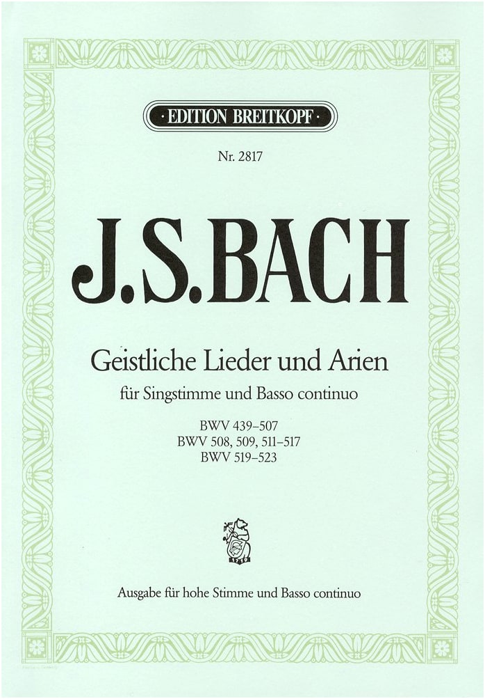 J. S. Bach: 83 Sacred Songs and Arias for High Voice (German)