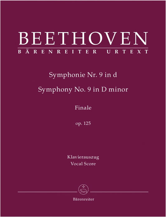 Beethoven: Symphony No. 9, Op. 125 'Ode to Joy' (German Text) - Choral Vocal Score