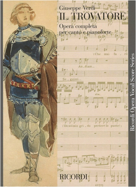 Verdi: Il Trovatore Opera - Critical Edition Piano-Vocal Score (Ricordi)