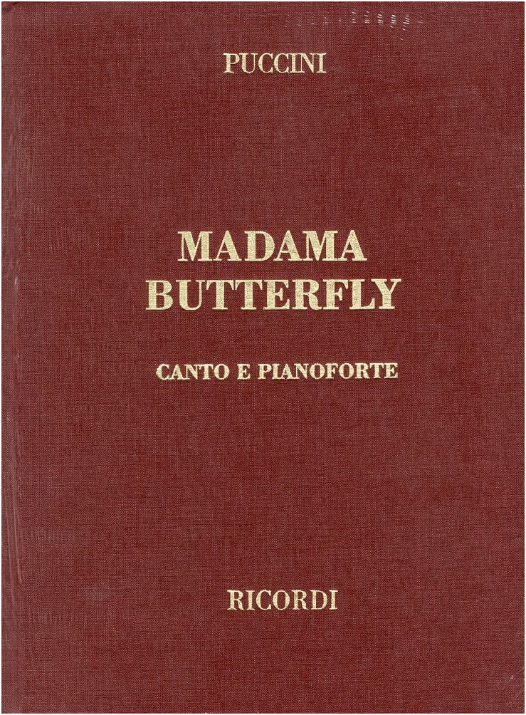 Puccini: Madama Butterfly - Ricordi Piano-Vocal Score (Cloth Bound)