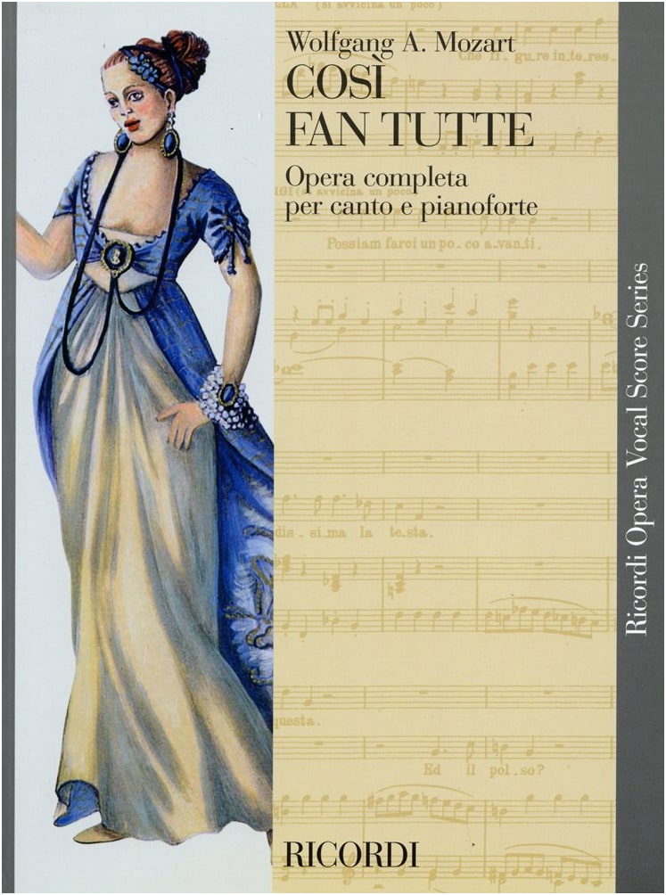 Mozart: Così fan tutte, KV 588 - Ricordi Edition Piano Vocal Score