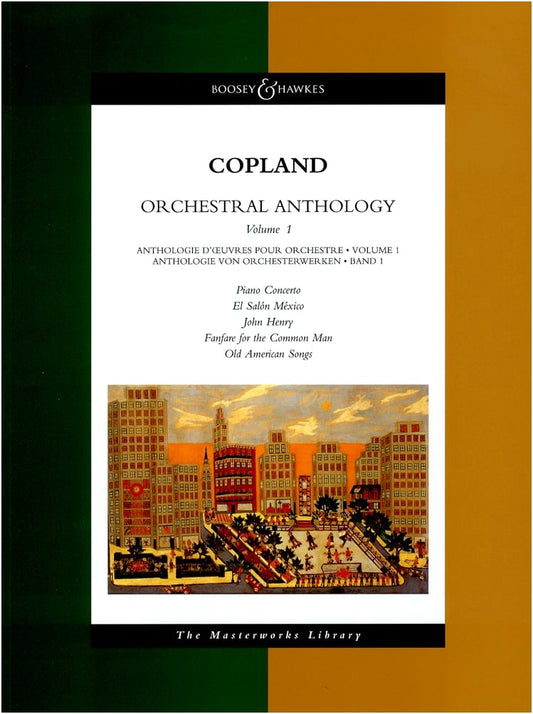 Aaron Copland: Orchestral Anthology, Volume 1 (Full Score)