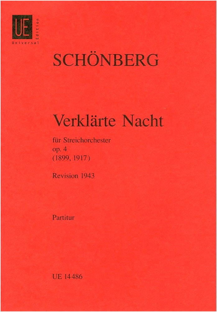 Schoenberg: Transfigured Night Op.4 (String Orchestra Version) - Universal Edition/Mahler Society Edition